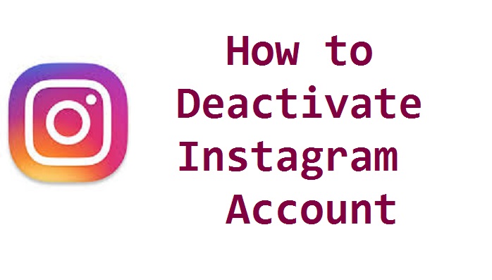 How to deactivate instagram account