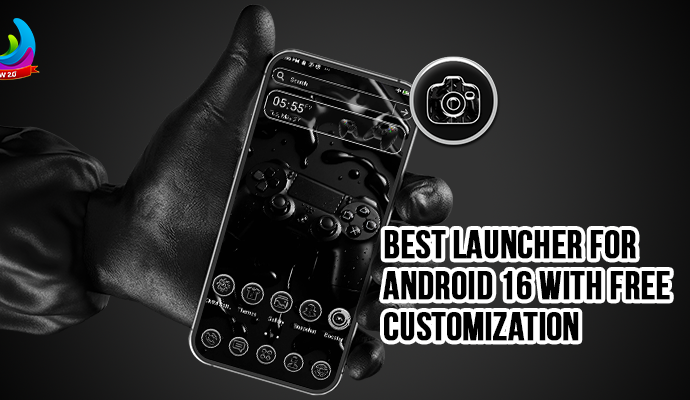 Best Launcher for Android 16 With Free Customization – CMM Launcher on Android phone with themes, widgets, and performance tools.