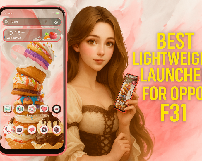 Best Lightweight Launcher for OPPO F31, CMM with fast, free, customizable features
