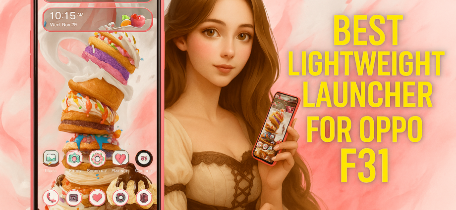 Best Lightweight Launcher for OPPO F31, CMM with fast, free, customizable features