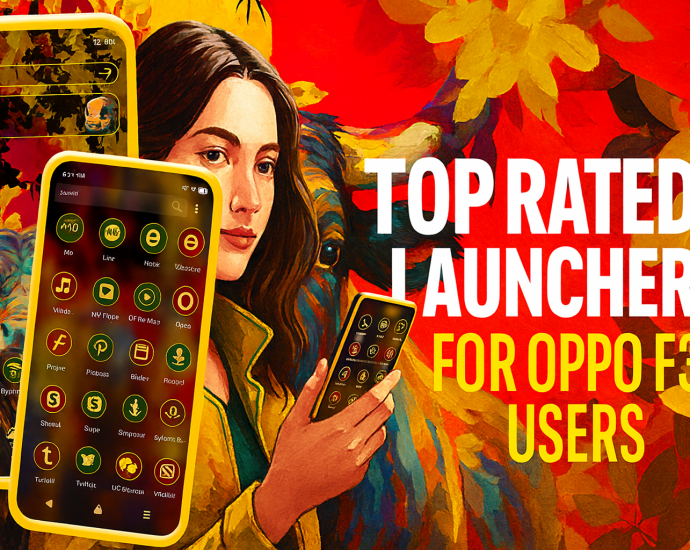 Top rated launcher for OPPO F31 users with customizable icons and smooth interface.