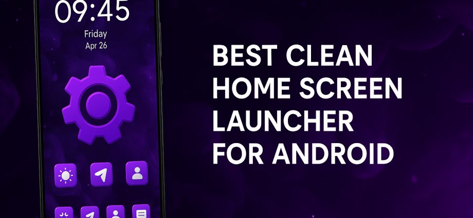 Best Clean Home Screen Launcher for Android