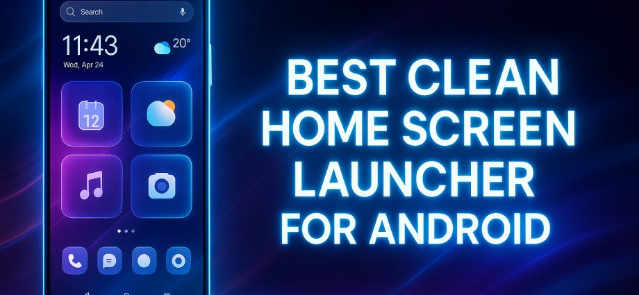 Clean Home Screen Launcher Apps 2025