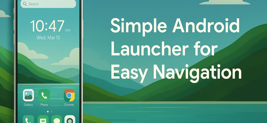 Simple Android Launcher for Easy Navigation | CMM Launcher