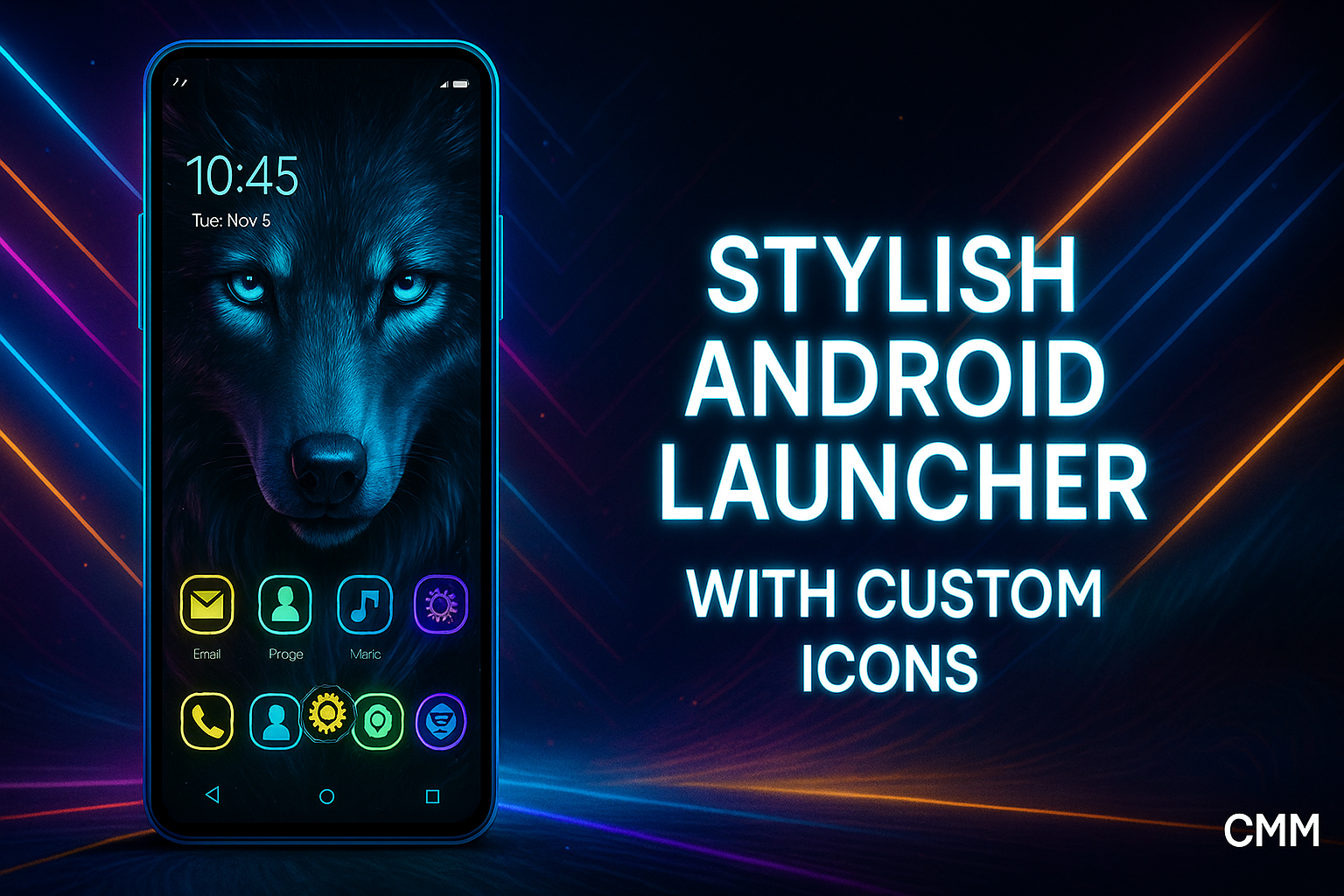 Stylish Android Launcher With Custom Icons
