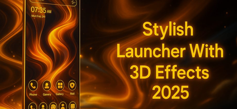 Stylish Launcher With 3D Effects 2025