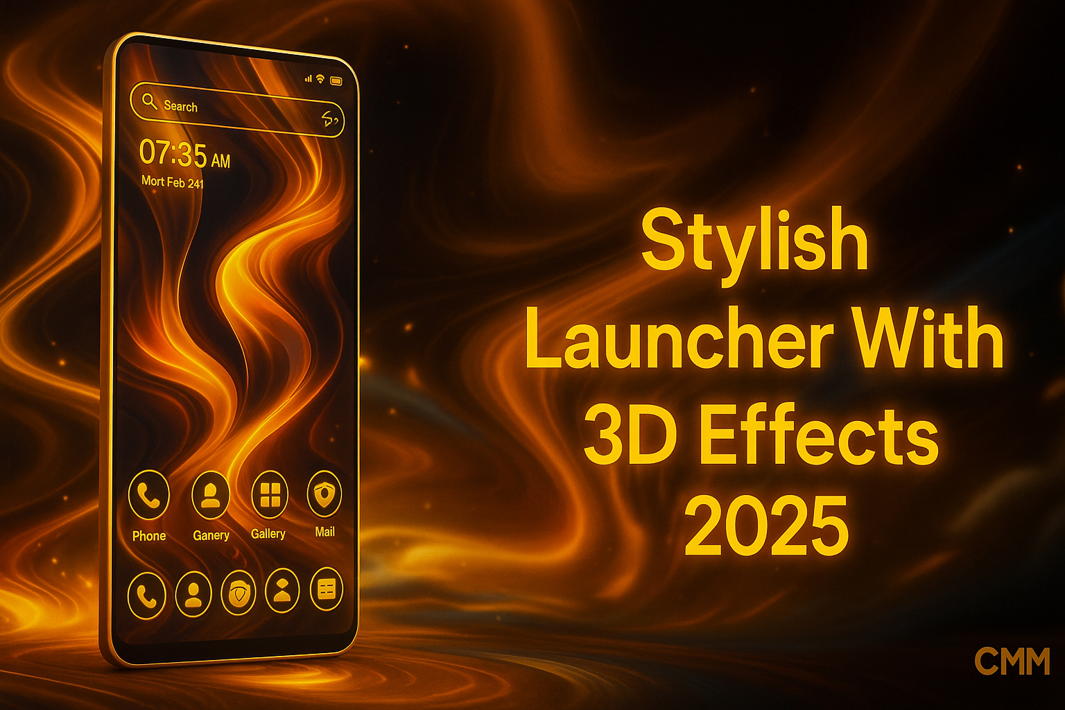 Stylish Launcher With 3D Effects 2025