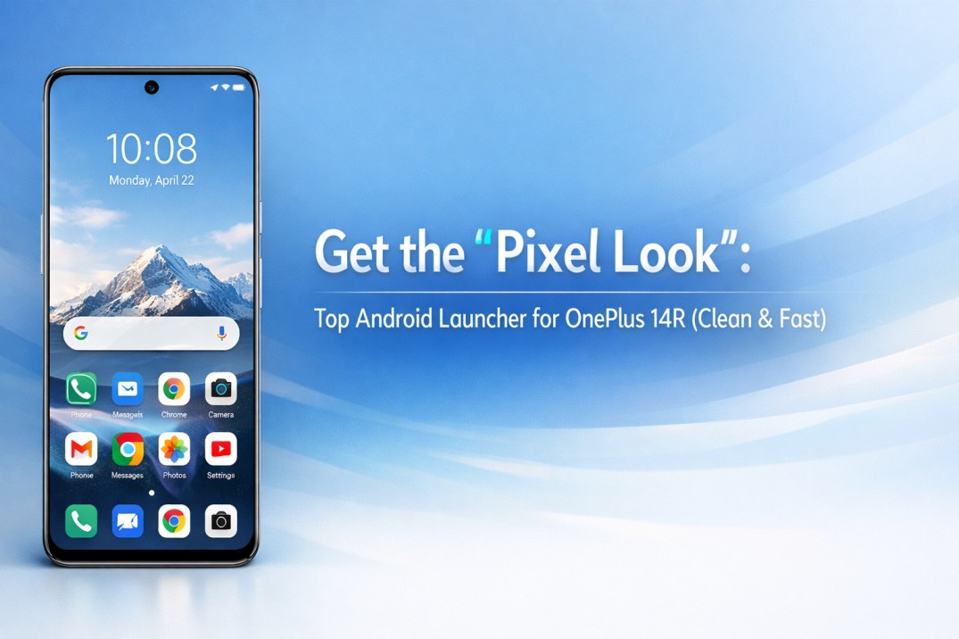 Get the “Pixel Look”: Top Android Launcher for OnePlus 14R (Clean & Fast)