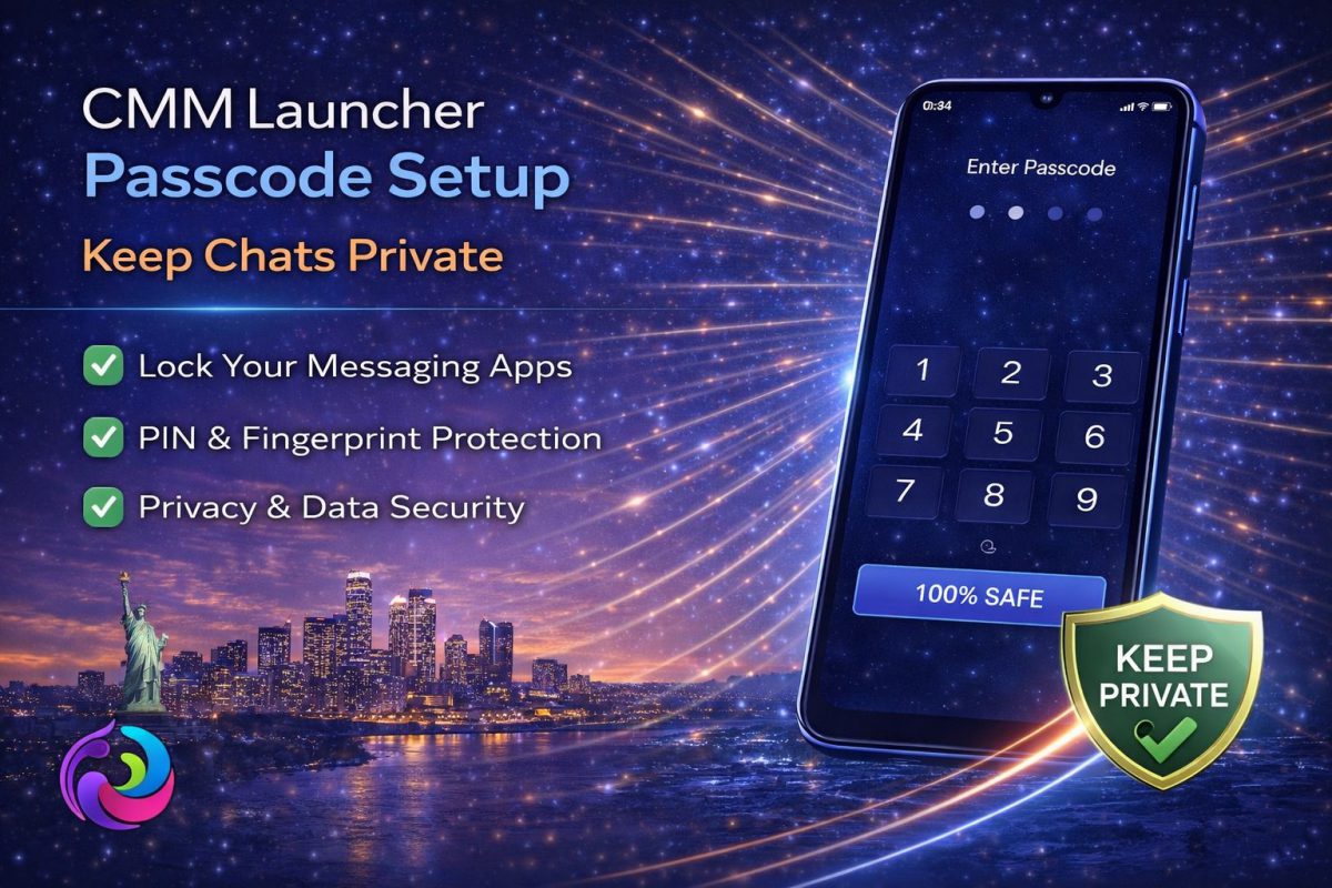 CMM Launcher Passcode Setup | Keep Chats Private