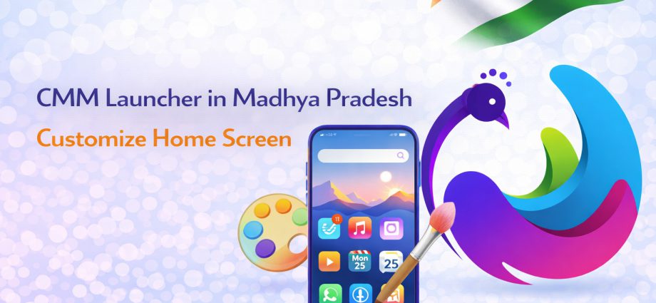 A user evaluating the CMM Launcher in Madhya Pradesh on their older mobile device.