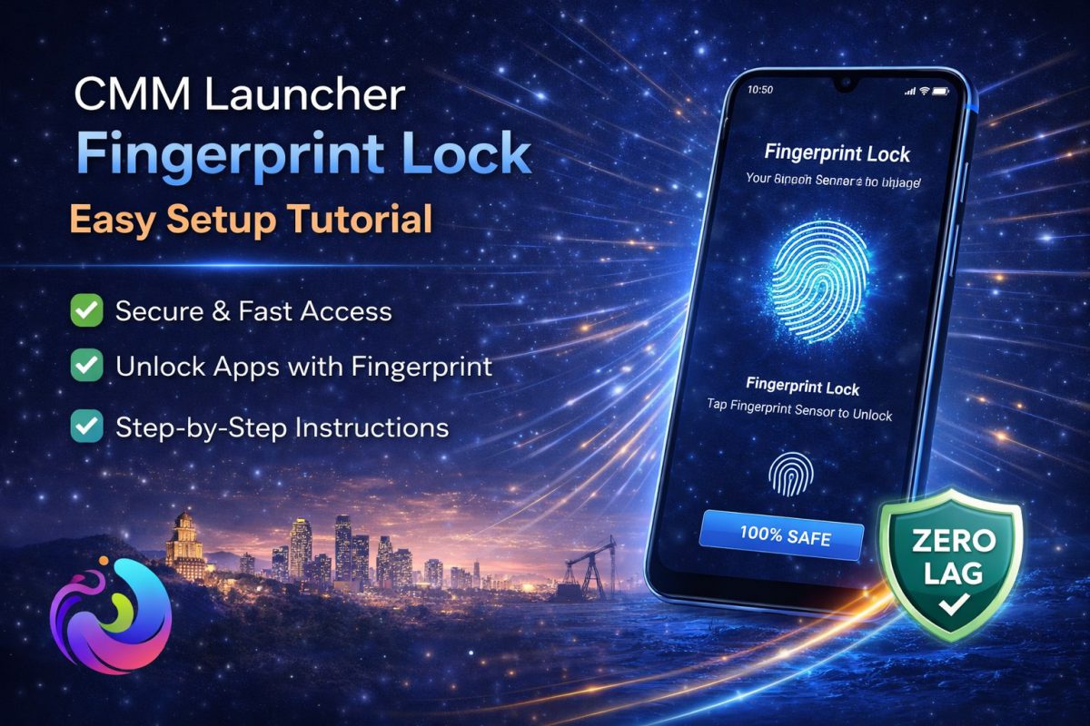 CMM Launcher Fingerprint Lock | Easy Setup Tutorial